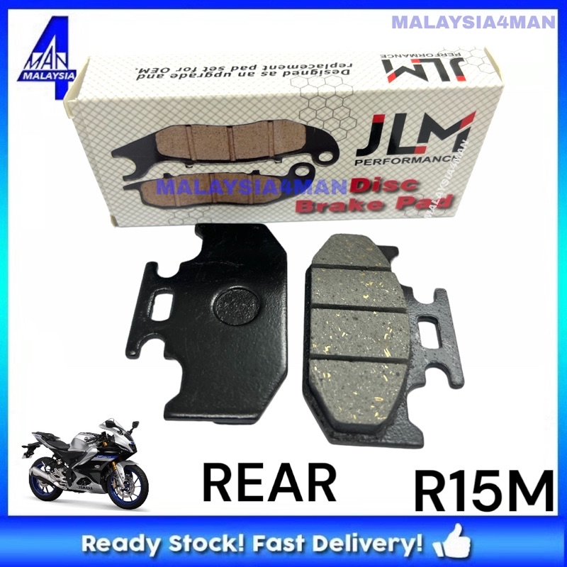 JLM YAMAHA R15 M R15M FRONT / REAR DISC BRAKE PAD R-15 M DISK PAD DISK ...