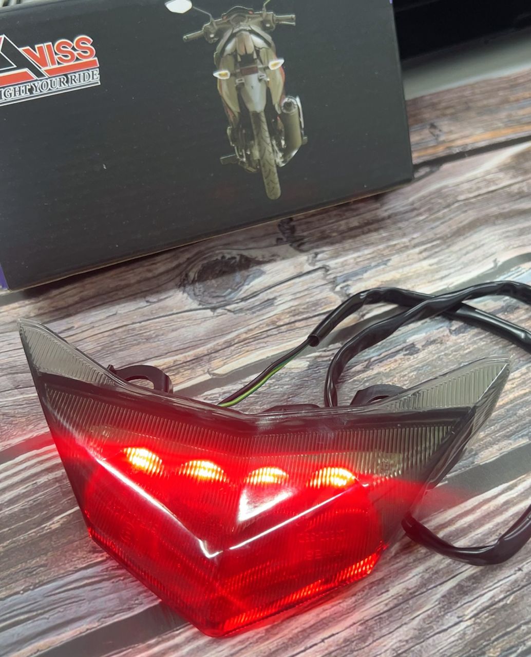 LC135 V4 V5 V6 LCV4 LCV5 LCV6 SPOILER LAMP LAMPU LED KELIP STROBE MODE ...