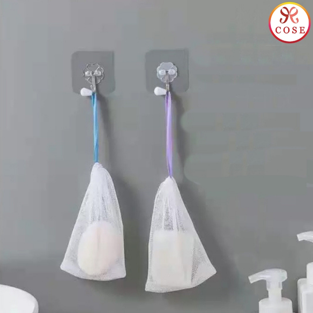 COSE Facial Cleanser Handmade Soap Foaming Net Soap Bag Soap Net ...