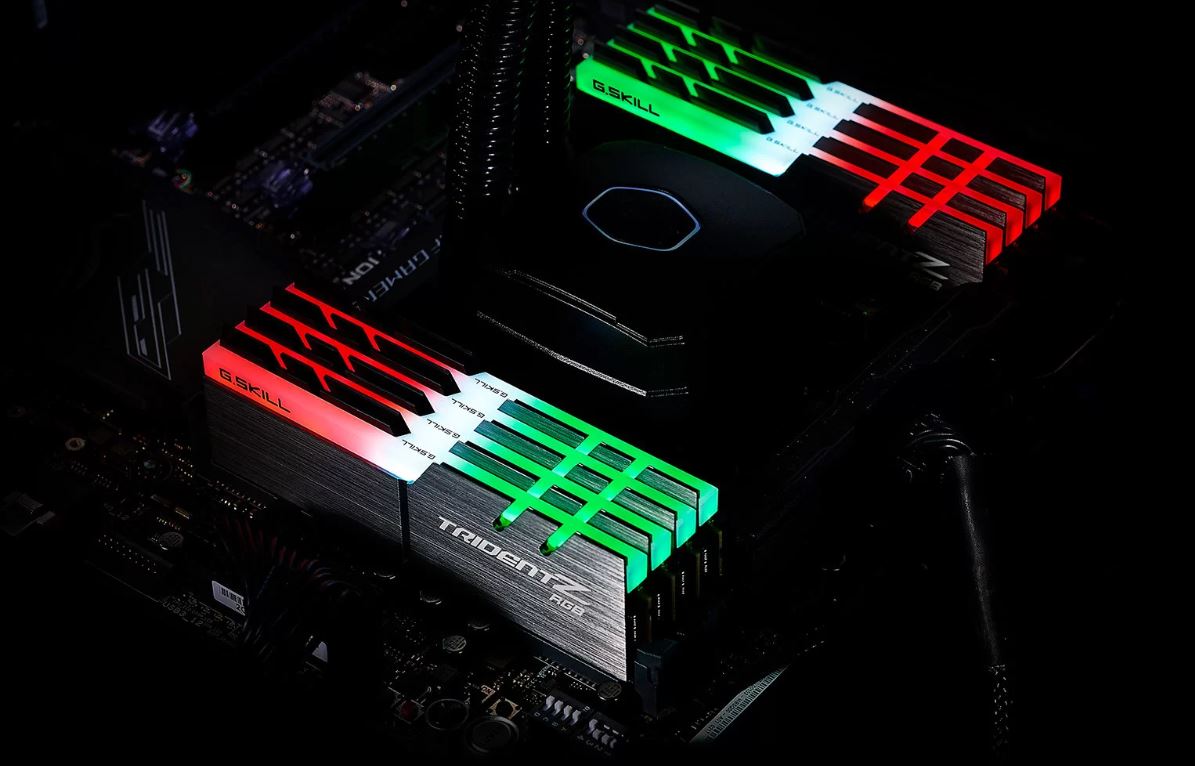 G.SKILL RAM TRIDENT Z RGB 16GB (8GBx2) DDR4 3200MHz GAMING MEMORY RAM ...