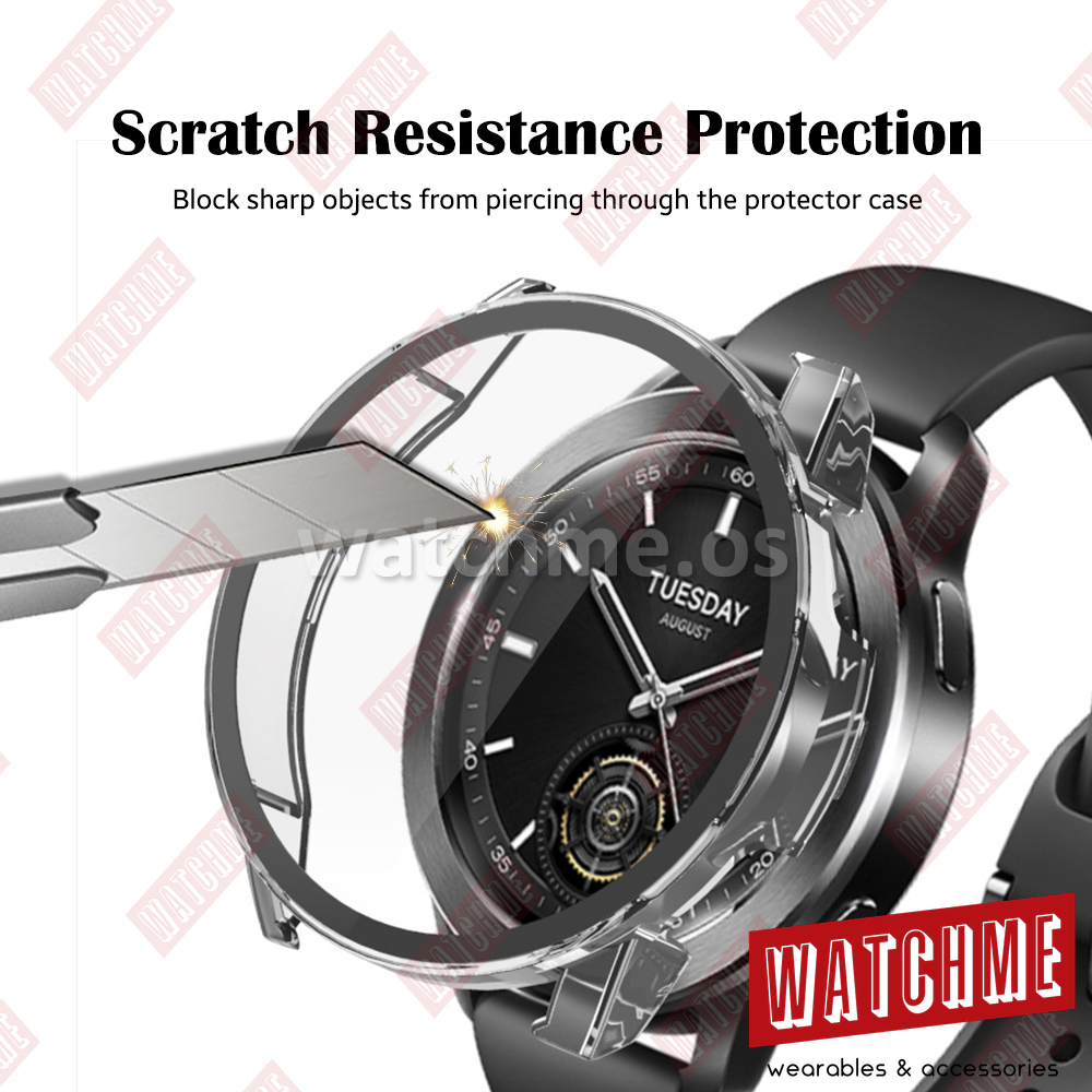 Xiaomi Watch S3 S4 Protector Case, 2in1 Hard Casing With PC Glass ...