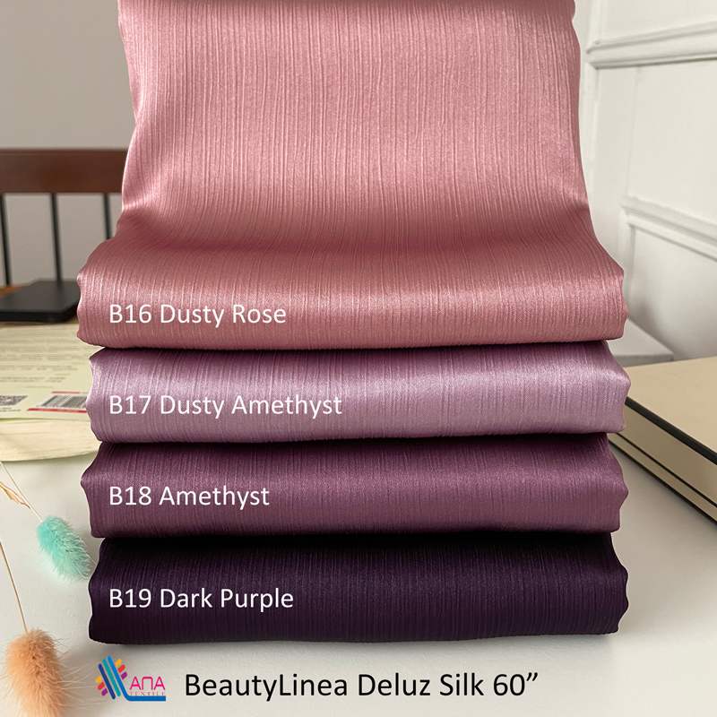 Ana Textile Beautylinea Deluz Silk Ironless Bidang 58/60 Price For 0.5m ...