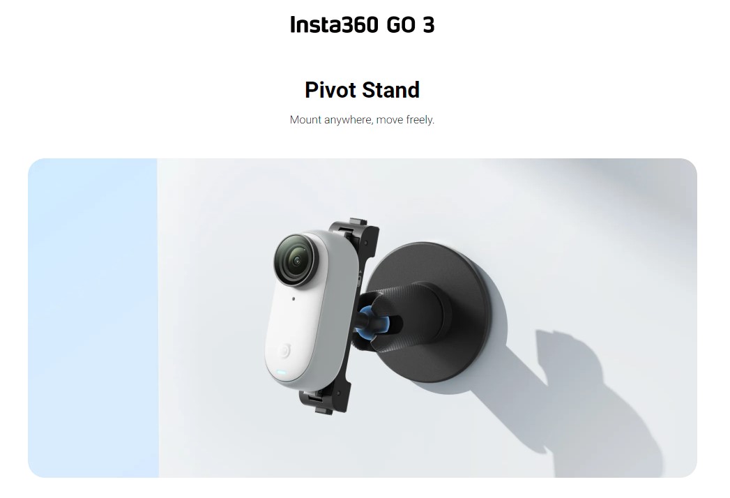 Insta360 GO 3/GO 3S Pivot Stand | Shopee Malaysia
