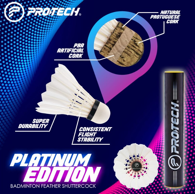 Ready Stock Protech Platinum   Premier   World Class Edition Badminton 