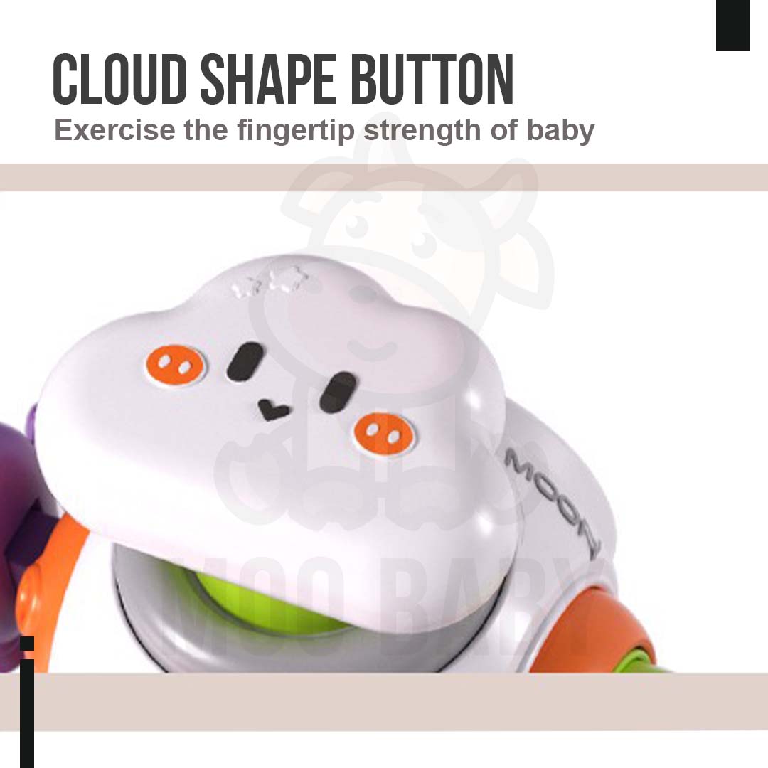 Moo Baby Toy Steering Rocket Busy Toys for Baby Mainan Baby 6 Bulan ...