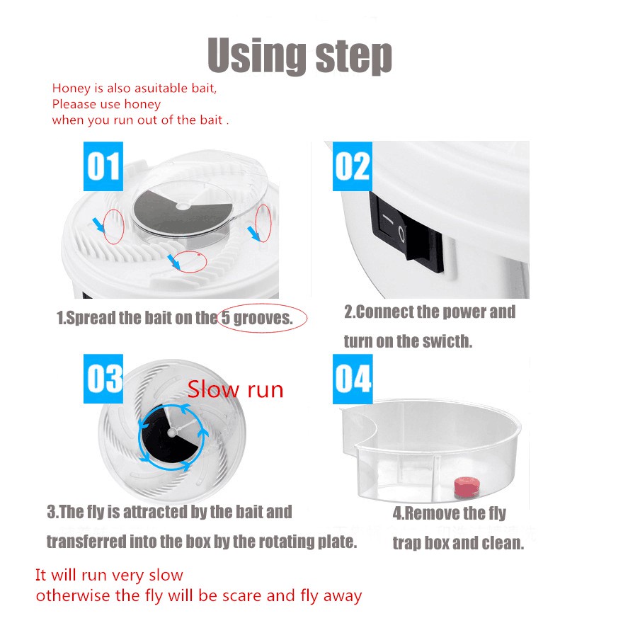 Electric Pest Control Device Insect Catcher Effective Electric Fly Trap ...