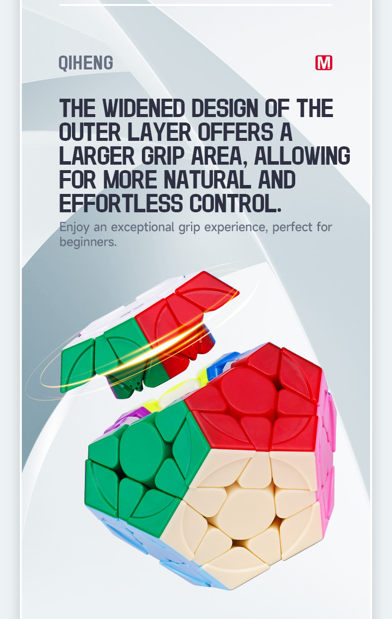 [JPEARLY] Qiyi QiHeng S2 Magnetic Megaminx / Speedcube Cube for ...