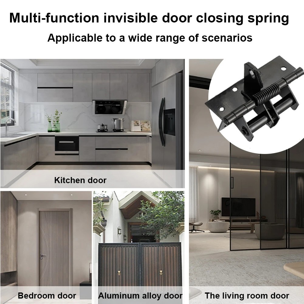 Automatic Self Closing Positioning Aluminum Alloy Spring Hinge Heavy ...