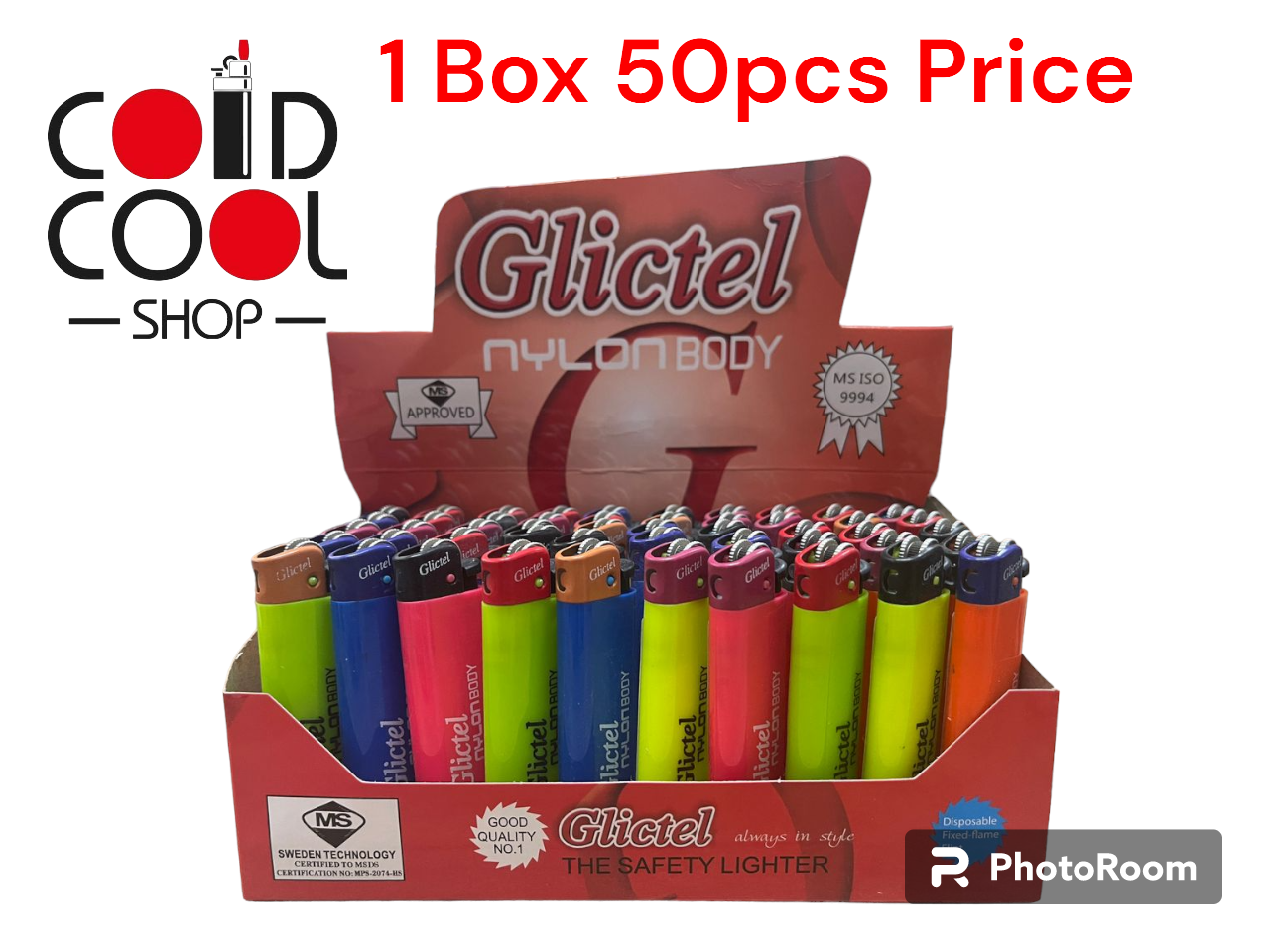 【BULK】Glictel-074 Nylon Body Lighter / Pemetik Api Nylon Body /火石打火机