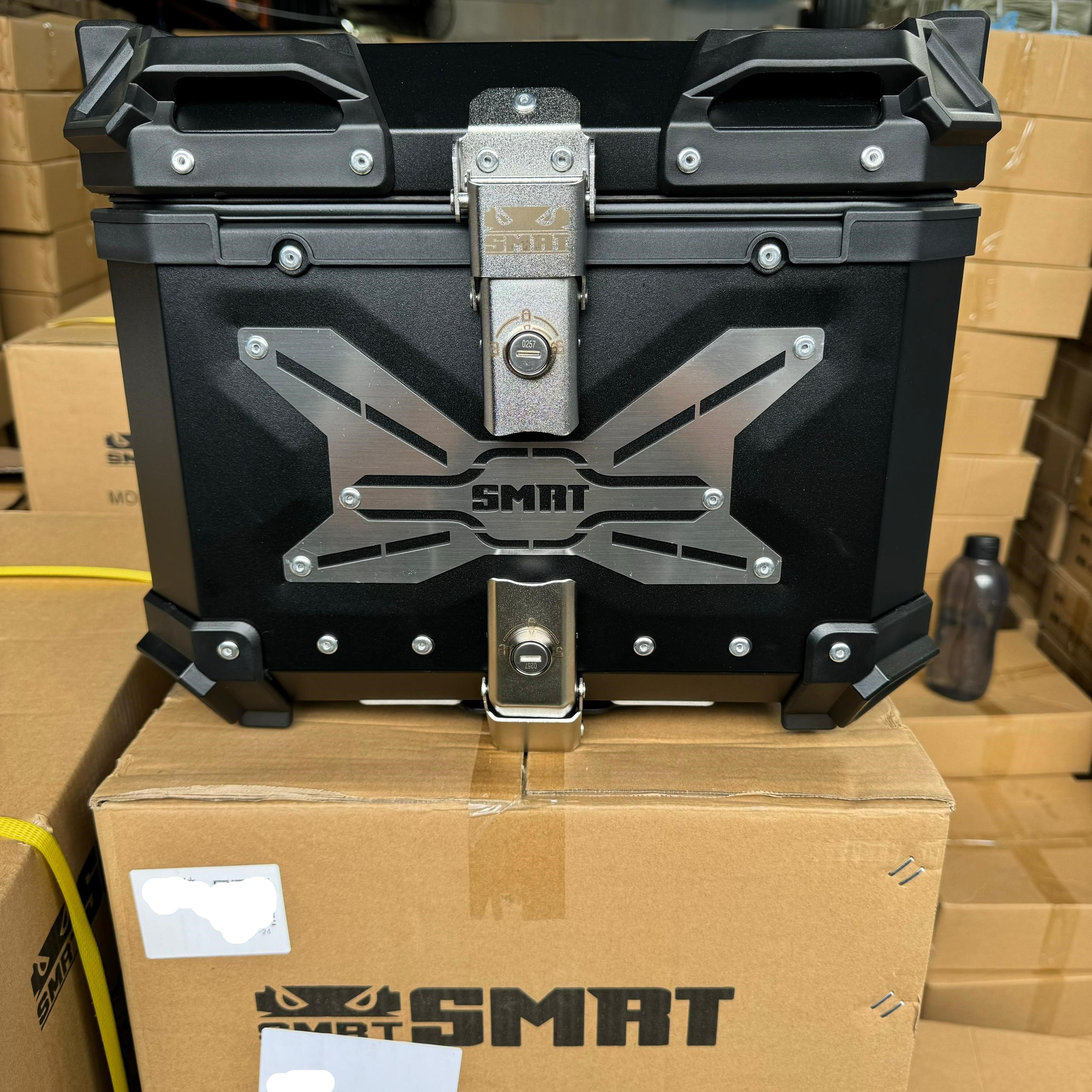 SMRT Top Box Storage Rear Belakang Motorcycle Kotak Box Heavy Duty ...