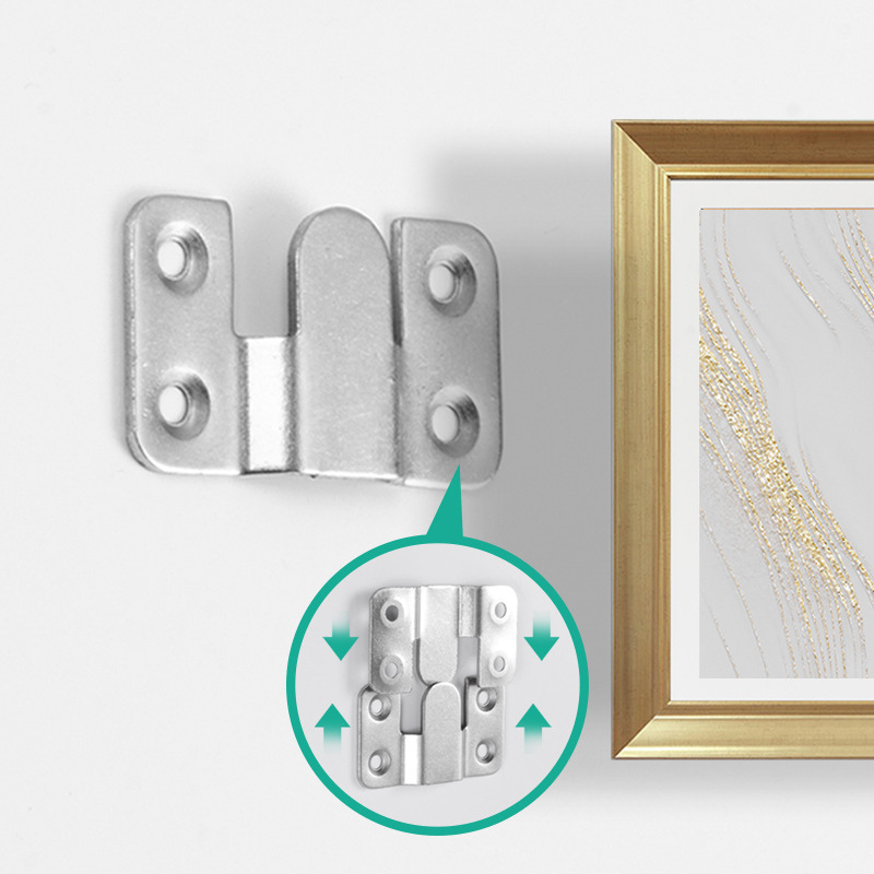 AWM Solid Stainless Steel Sofa Hook Clip Furniture Connector Frame