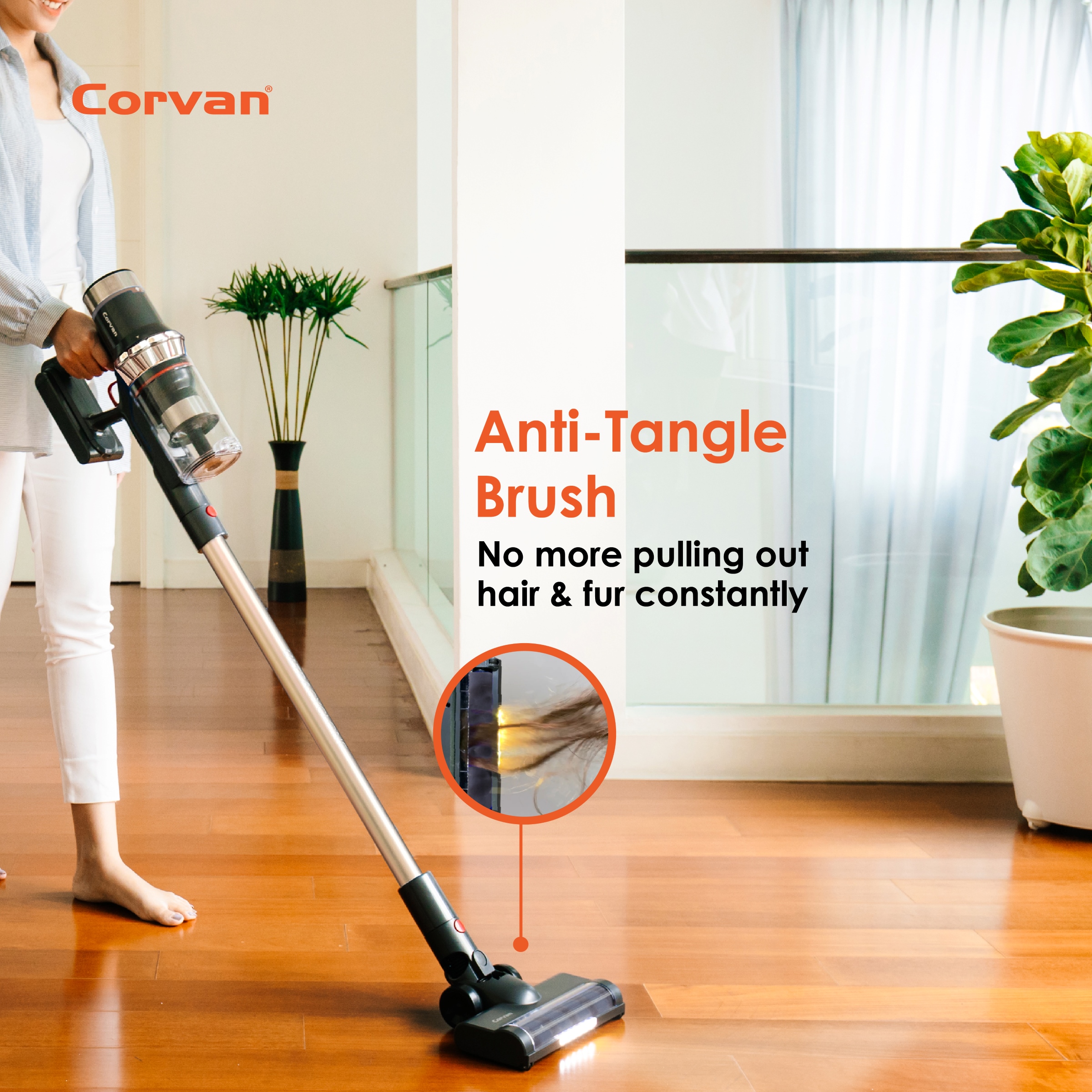 Corvan K18 K18Pro 2 in 1 Cordless Vacuum Mop Ultra cyclone Technology Wet Dry Cleaning 5 Years Motor Warranty Shopee Malaysia