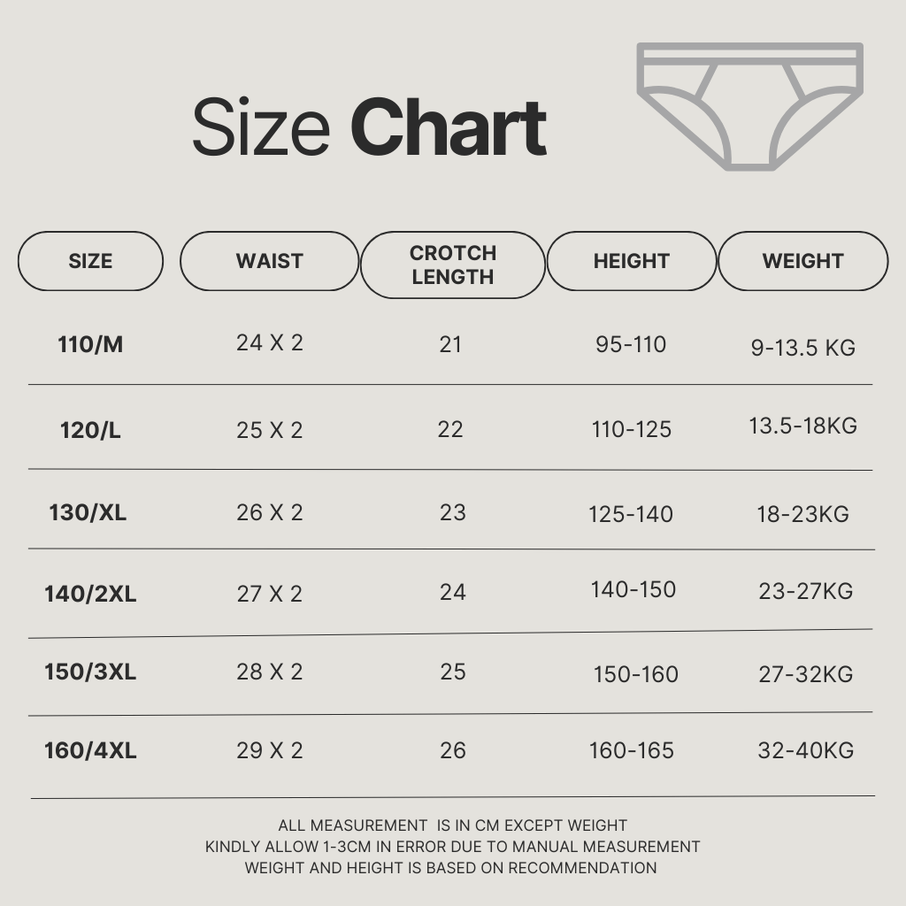 💥READY STOCK🔥 Plain Boys Underwear Cotton Kids Boxer Teenager Boy