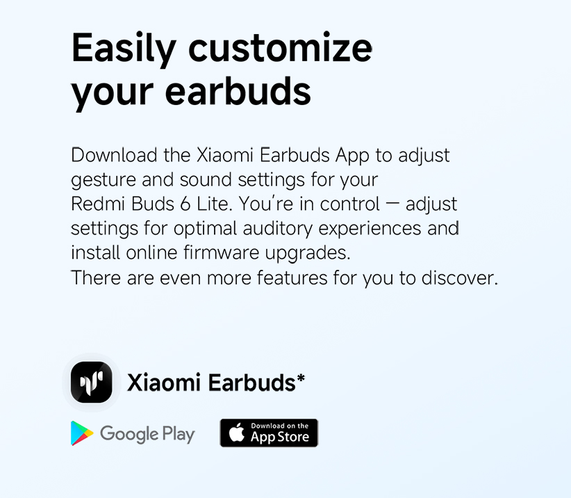 Redmi Buds Lite TWS 40dB ANC AI Noise Reduction 38 Hours