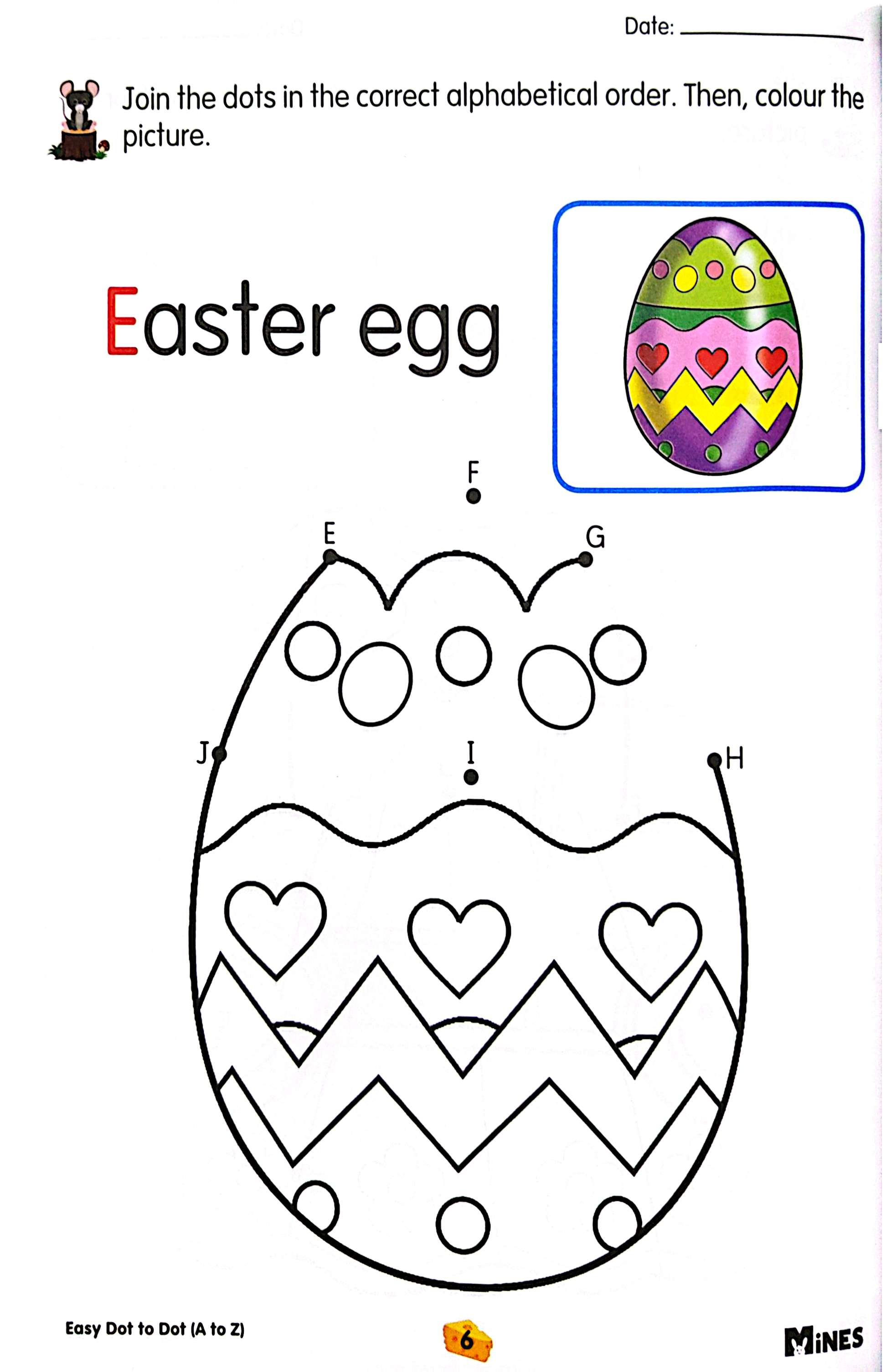 [FUNBOOK] Easy Dot to Dot Alphabet Numbers Prewriting Colouring