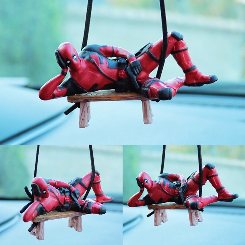 Deadpool Car Rearview Mirror Pendant Car Hanging Decoration | Shopee ...