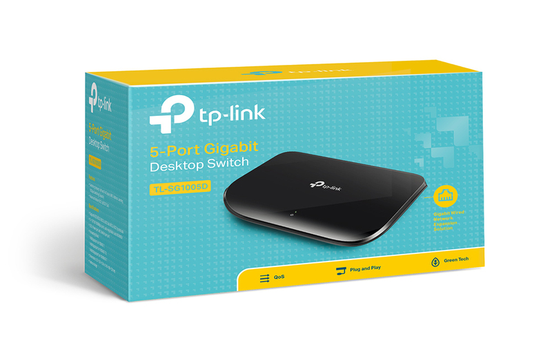 TP-LINK Tplink 5 Port Desktop Gigabit 1000Mbps Network Switch RJ45 LAN ...