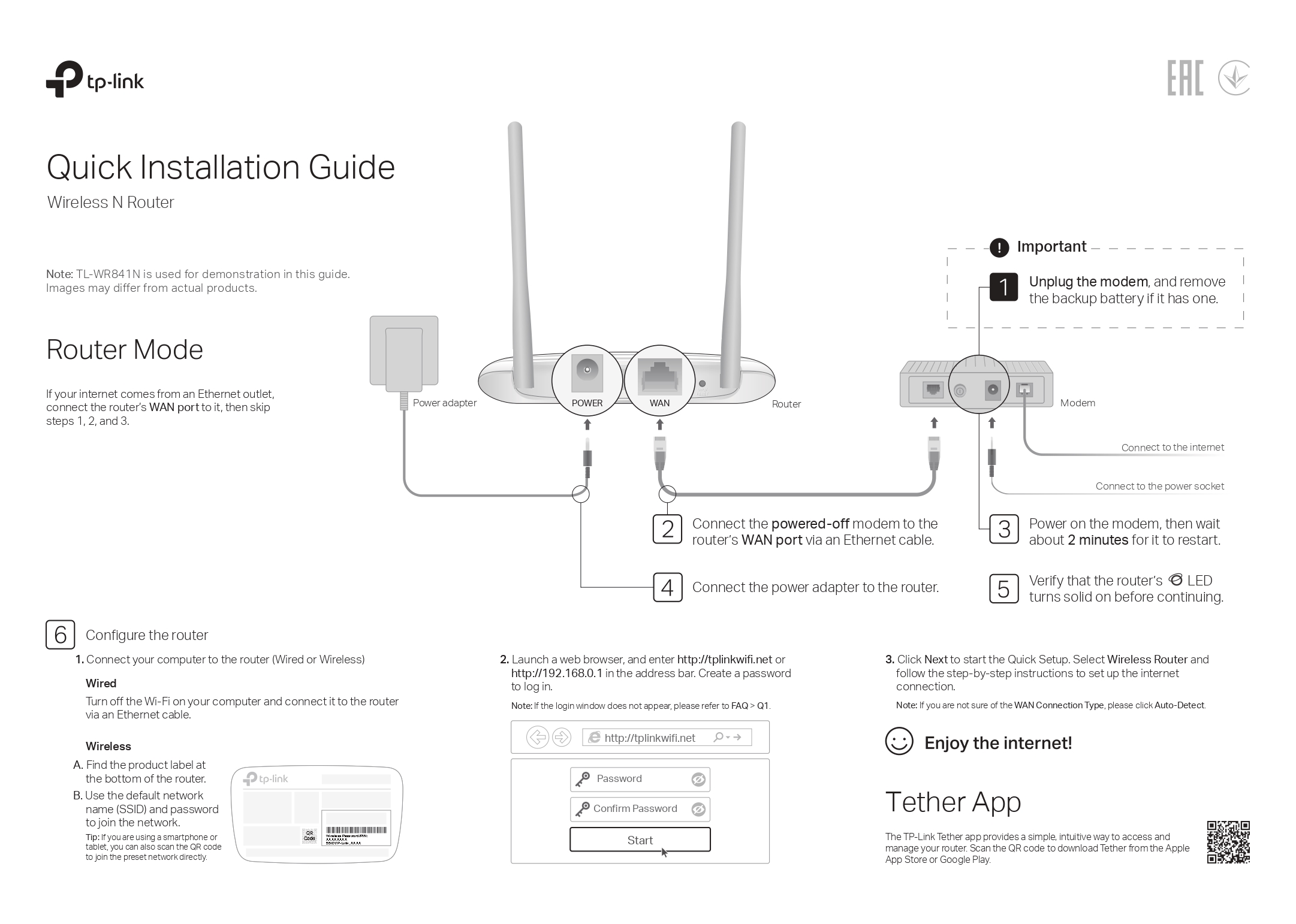 TP-LINK Tplink 300Mbps Wireless N Speed Router Access Point Range ...