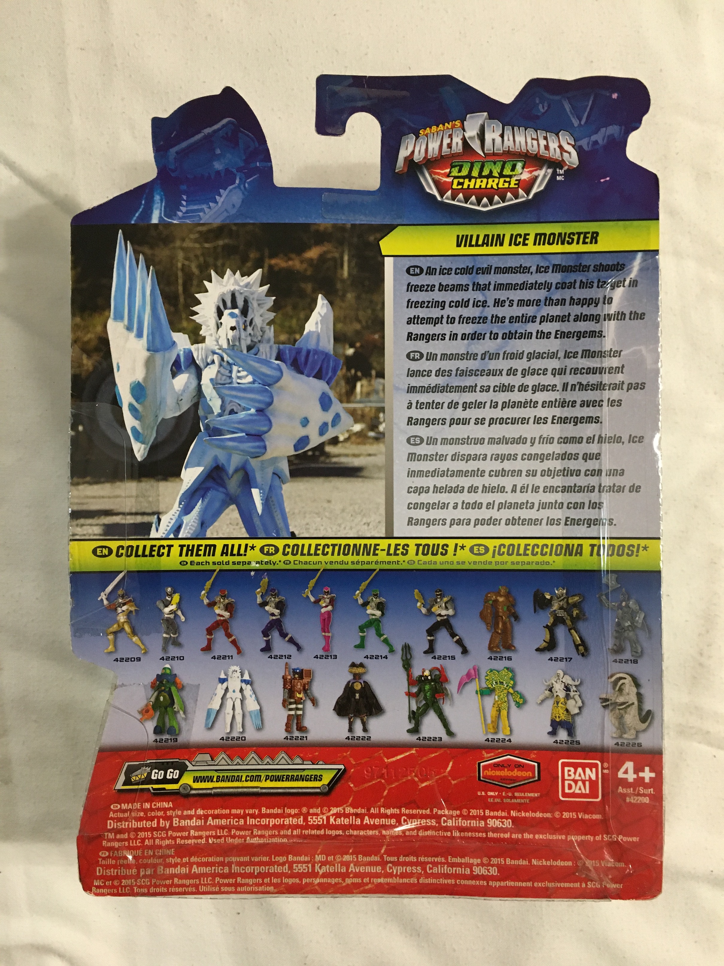 POWER RANGERS DINO CHARGE DINO CHARGER 5 INCH VILLAIN FIGURES (SET OF 5 ...