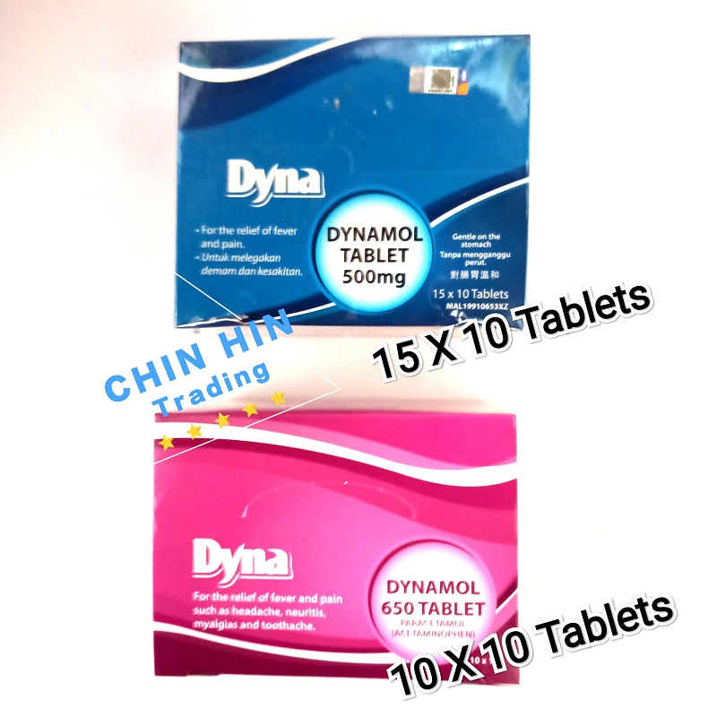 [DYNA] Dynamol 500 Tablet(15X10 Tablets) / Dynamol 650 Tablet(10X10 ...