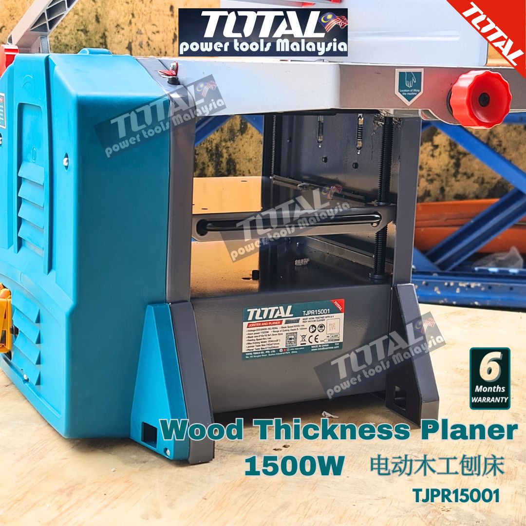 TOTAL Electric 8'' Bench Top 1500W wood thickness planer Jointer/Planer