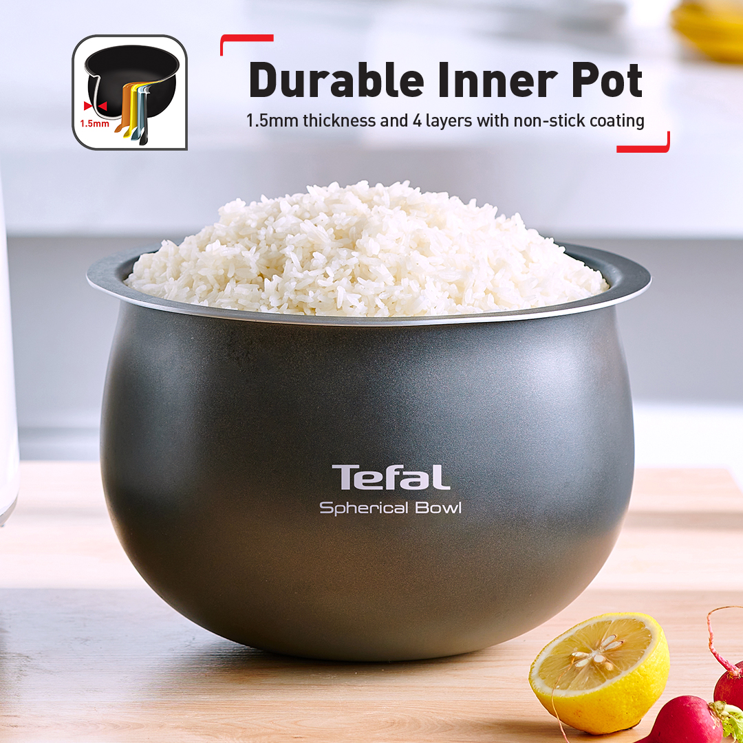 [EXPRESS SHIPPING] Tefal 1.8L Easy Rice Fuzzy Logic Rice Cooker RK7321 ...