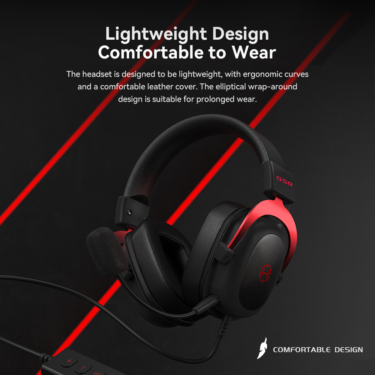 Edifier Hecate G50 Wired Gaming Headphone - 7.1 Surround Sound | Multi ...