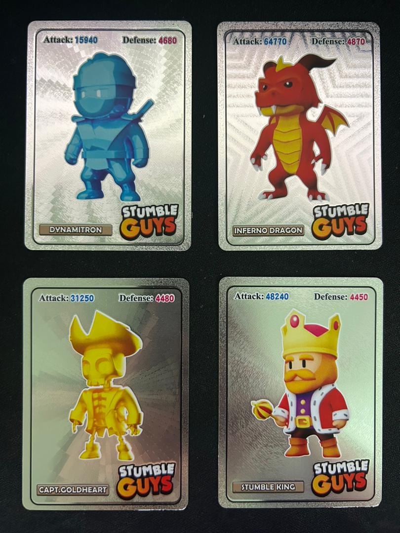 Gold Stumble Guys Card 55pcs Gold/Silver Version rare Stumble Guys ...