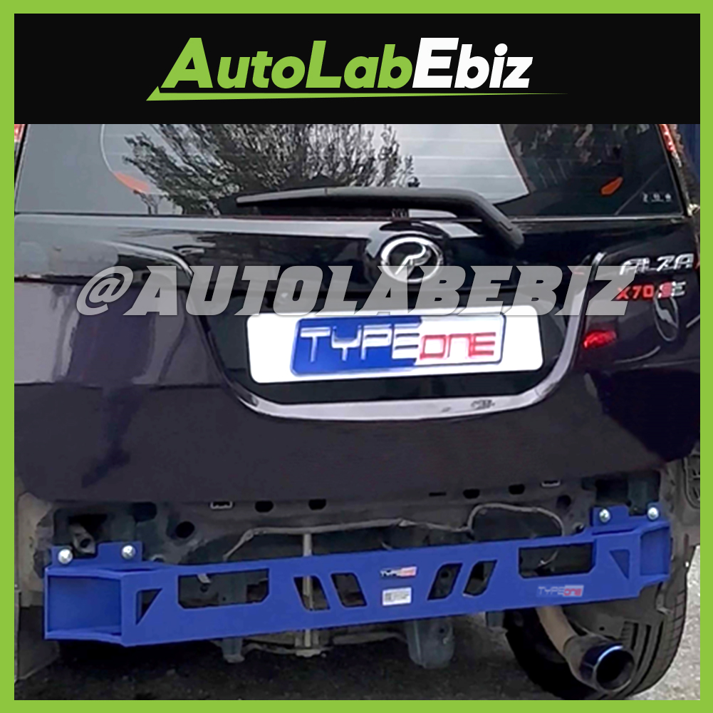 [🎁𝗙𝗿𝗲𝗲 𝗖𝗮𝗿𝗮𝗹𝗹 𝗥𝗲𝗴𝗮𝗹𝗶𝗮 𝘅 𝟯] TYPE ONE Rear Bumper Anti Crash Bar Perodua ...