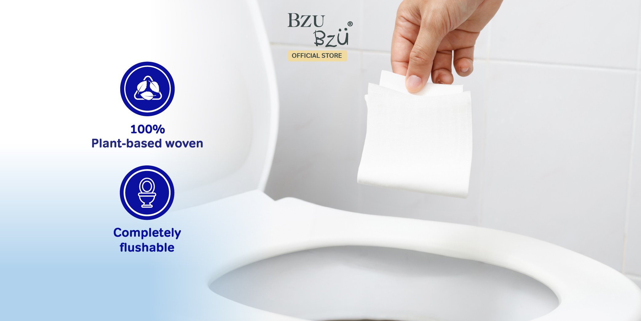 BZU BZU Wet Toilet Paper (6 Packs x 8 Wipes) | Shopee Malaysia