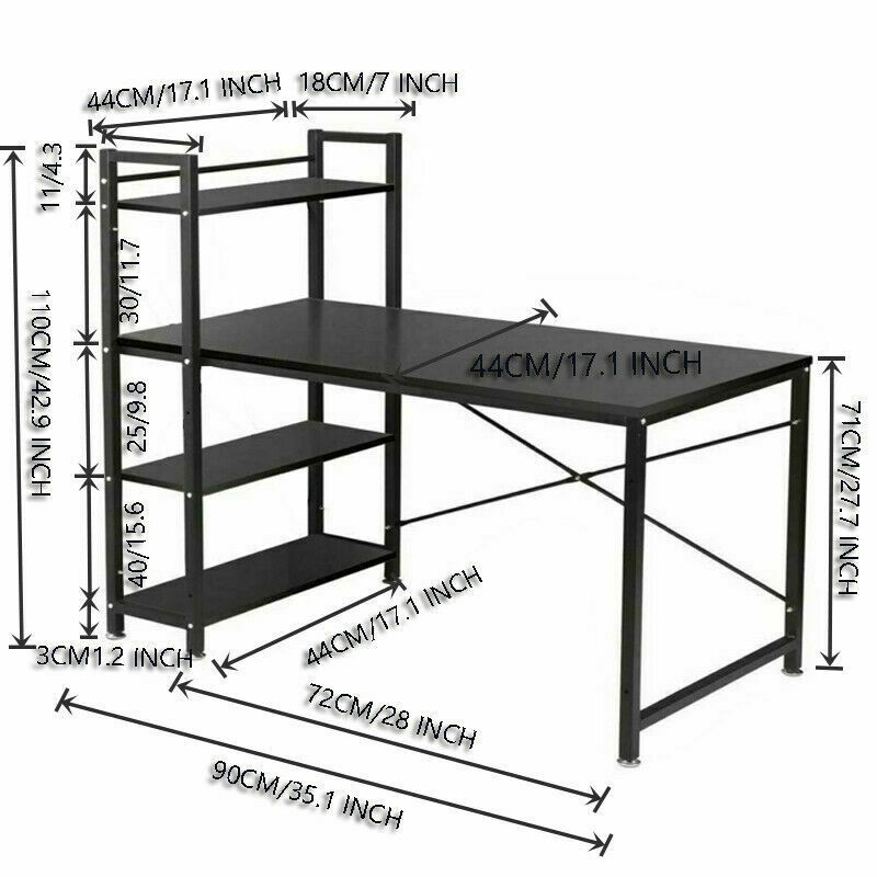 SUMAIRU Modern Computer Desktop Study Table / Computer Table ...