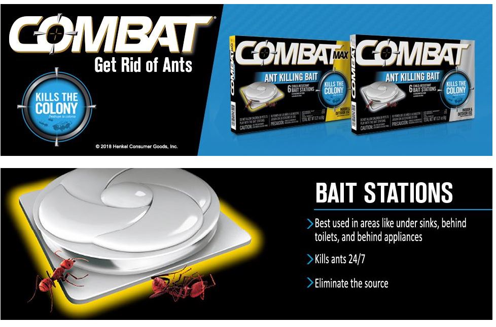 Combat Max Roach Killing Gel Bait Station Cockroaches | Ant Killing ...