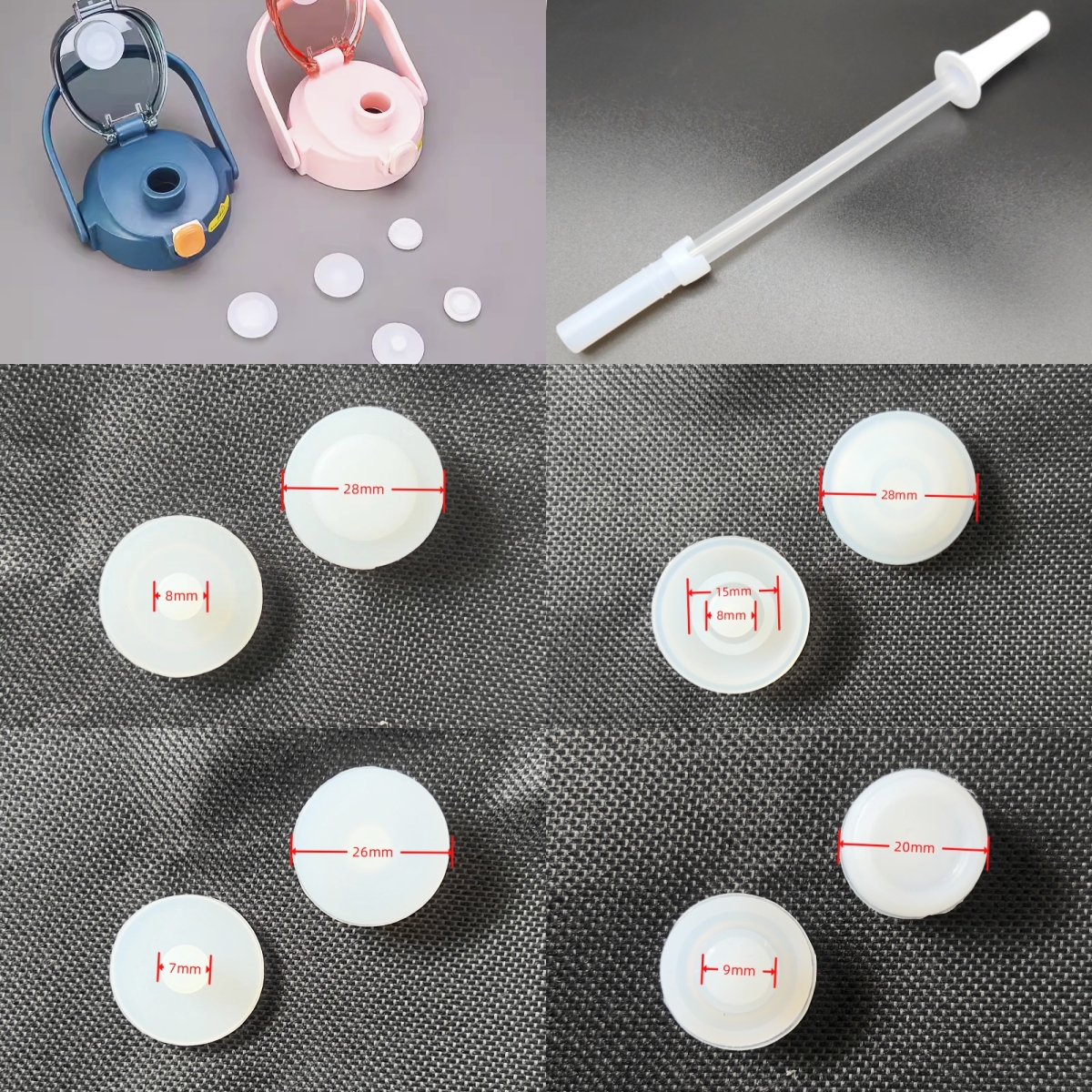 ready stock Oval Stopper Large Capacity Drinking Bottle Rubber ring ...