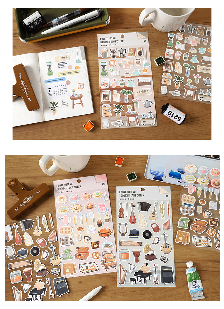 IFM Creative Life Love Poetry Series Deco Stickers DIY Decorations ...