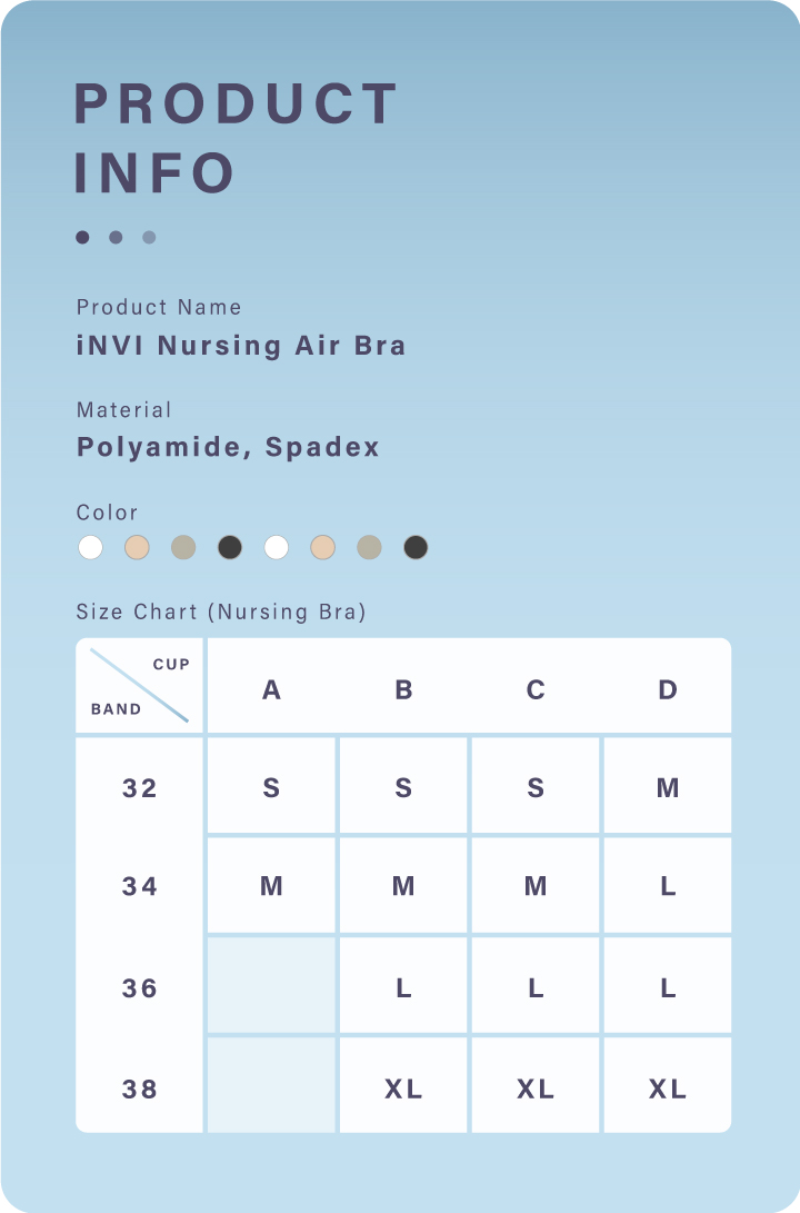 NEW] Shapee iNVI Nursing Air Bra - wireless, airy, nursing clip