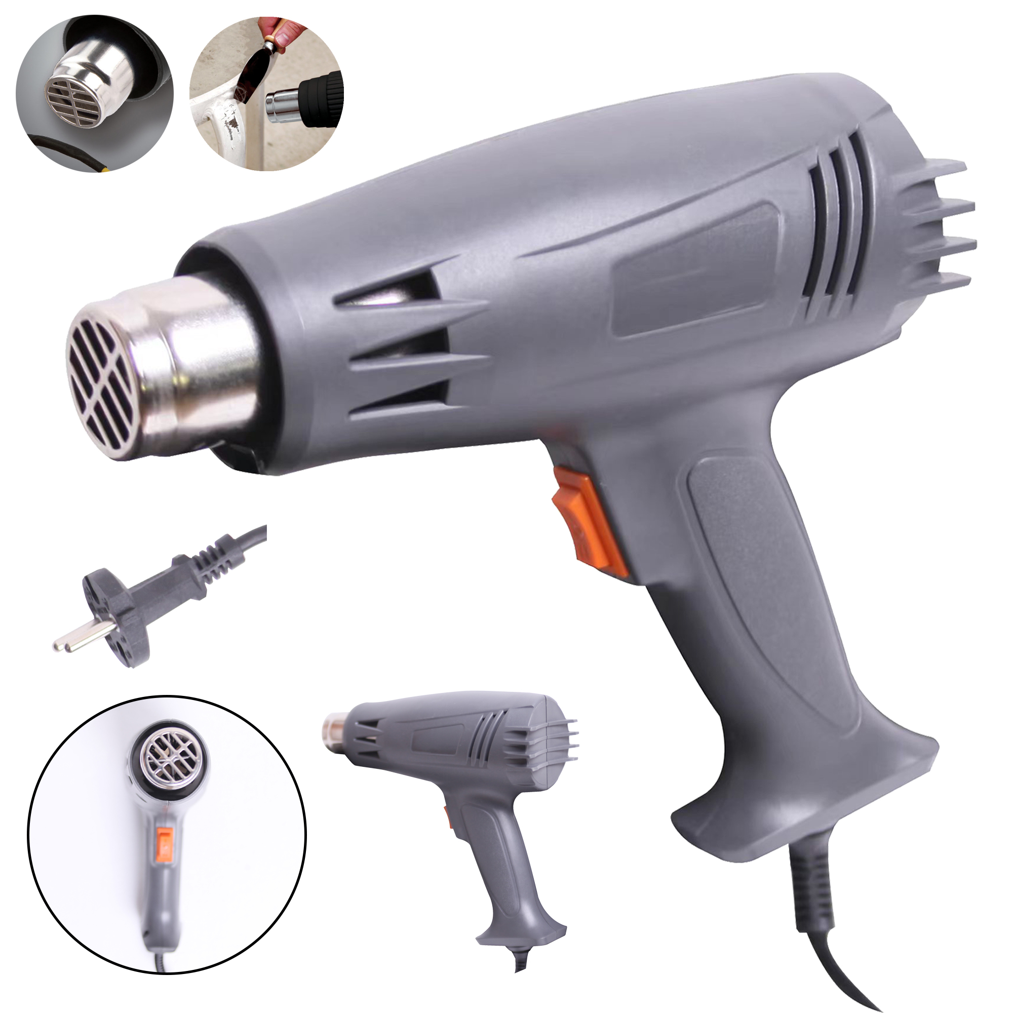 3H 240V GLHG271/GLHG272 2100W Temperature Adjustable Electric Heat Gun ...