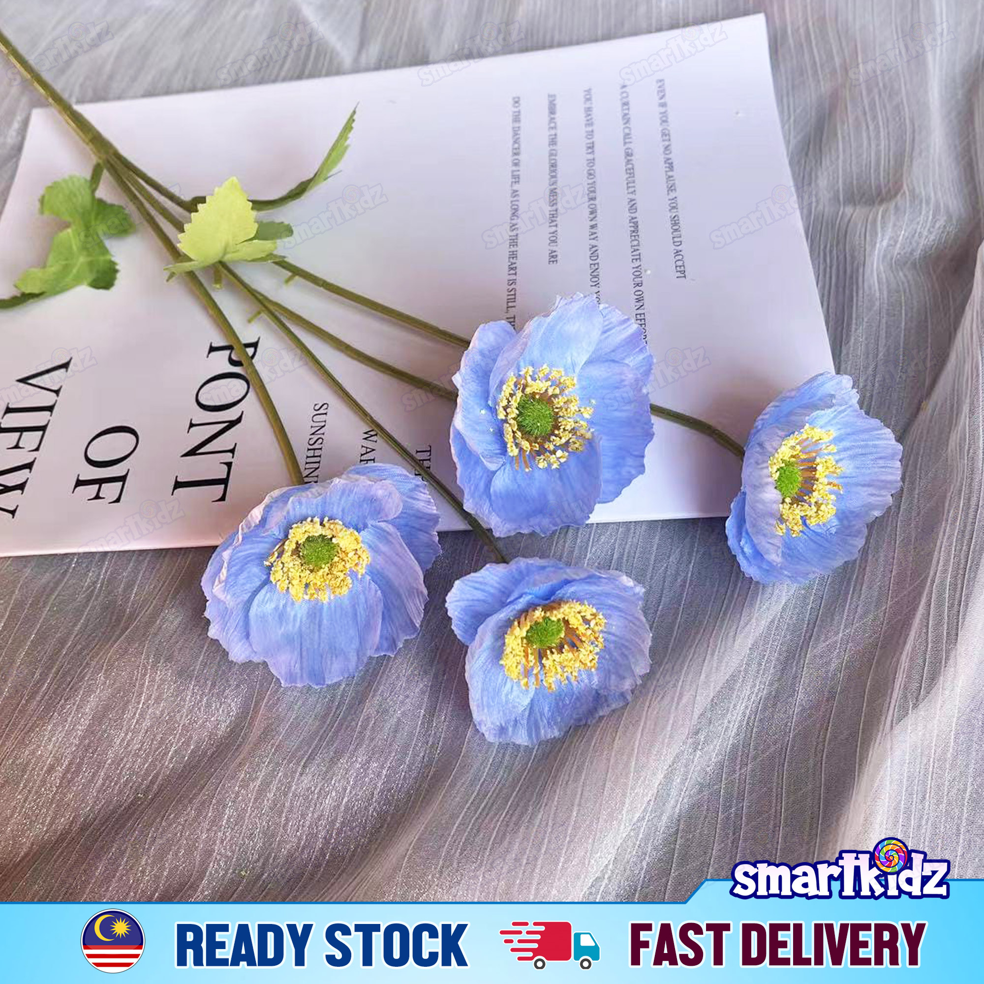 LUYAR 12 PCS Baby Breath, Blue Gypsophila Artificial Flower - Real Touch  Fake Flower PU Plants for Wedding Bouquets & DIY Home Decor