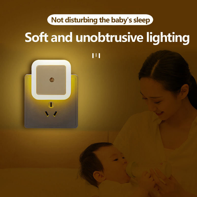 Automatic Sensor LED Light Induction Control Bedroom Night Lights Bed ...