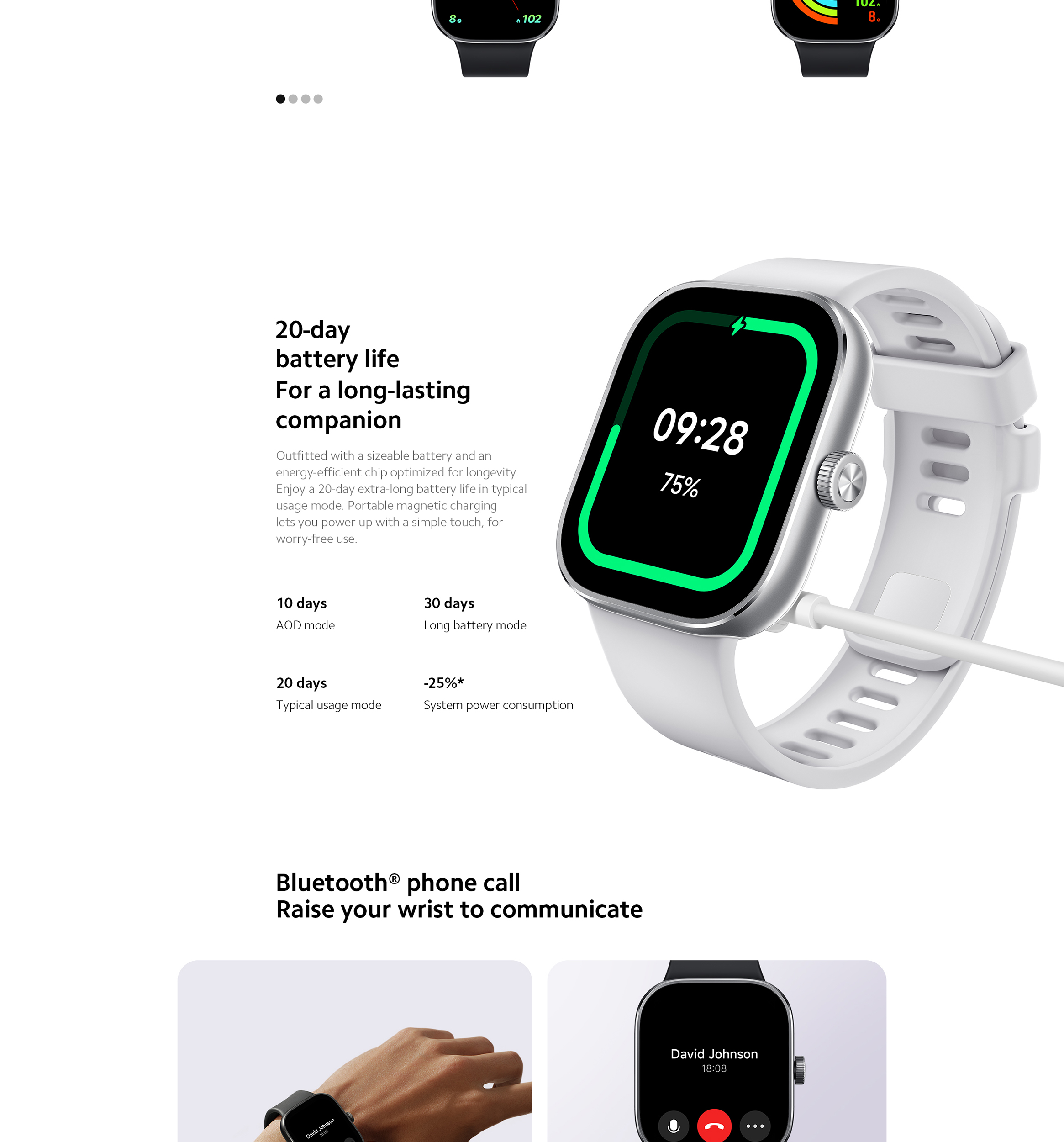 Battery Life Apple Watch Aod Redmi Watch AMOLED Display/Supports