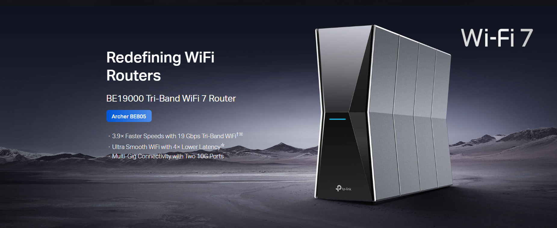 TP-Link Archer BE805 BE19000 WiFi7ルーター TP-Link Archer BE805
