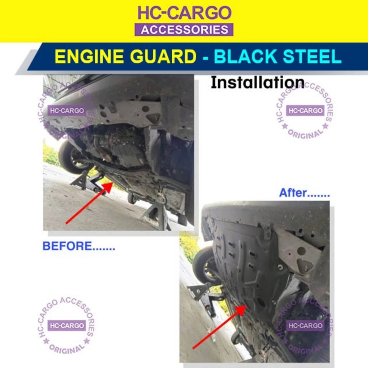 Metal Shield Engine Under Lower Cover Protection Skid Plate Civic CRV ...