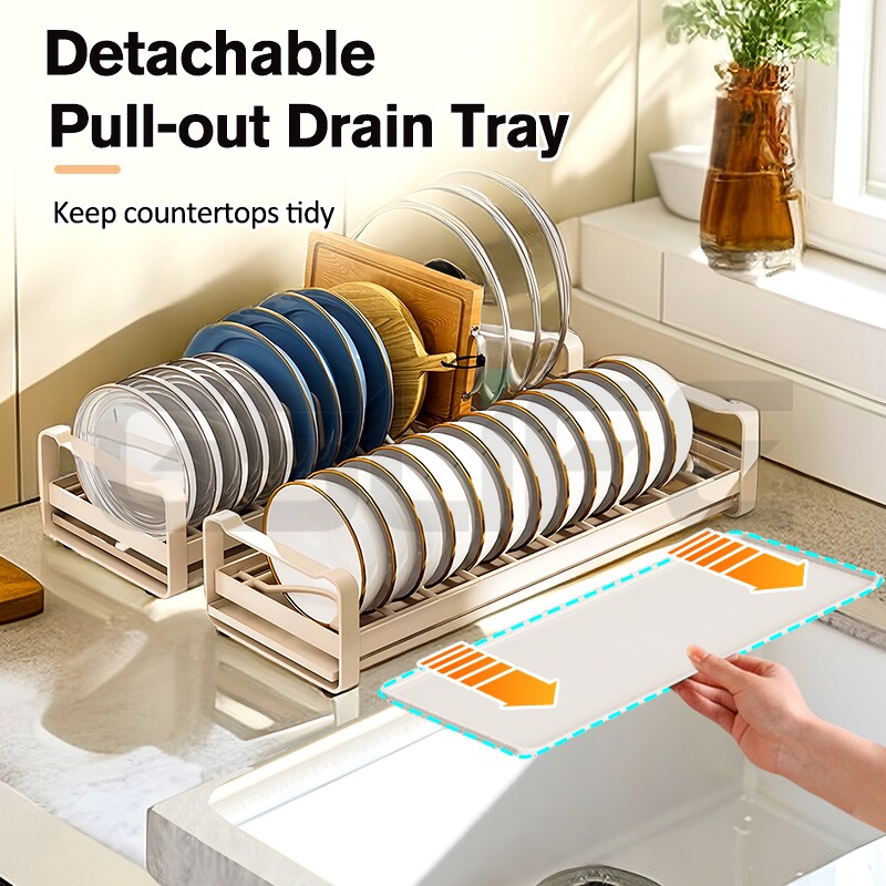GSlife Dish Rack Kitchen Plate Holders Storager Dish Dying Rack Bowl ...