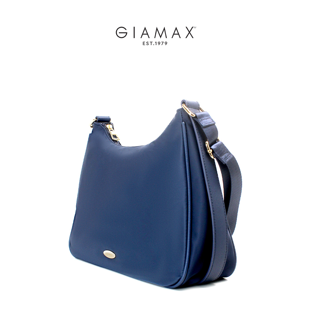 GIAMAX Soft Nylon Crossbody Curve Shape Sling Bag JSB2033NN3BL3 Shopee Malaysia