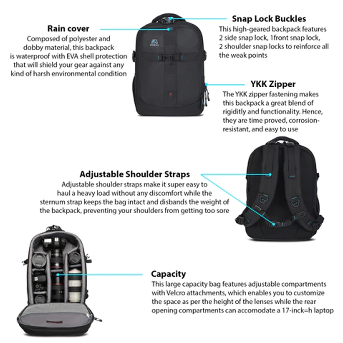 Mobius Trendsetter Mark2 DSLR Backpack MOB-TRENDSETTERMARK2 | Shopee ...