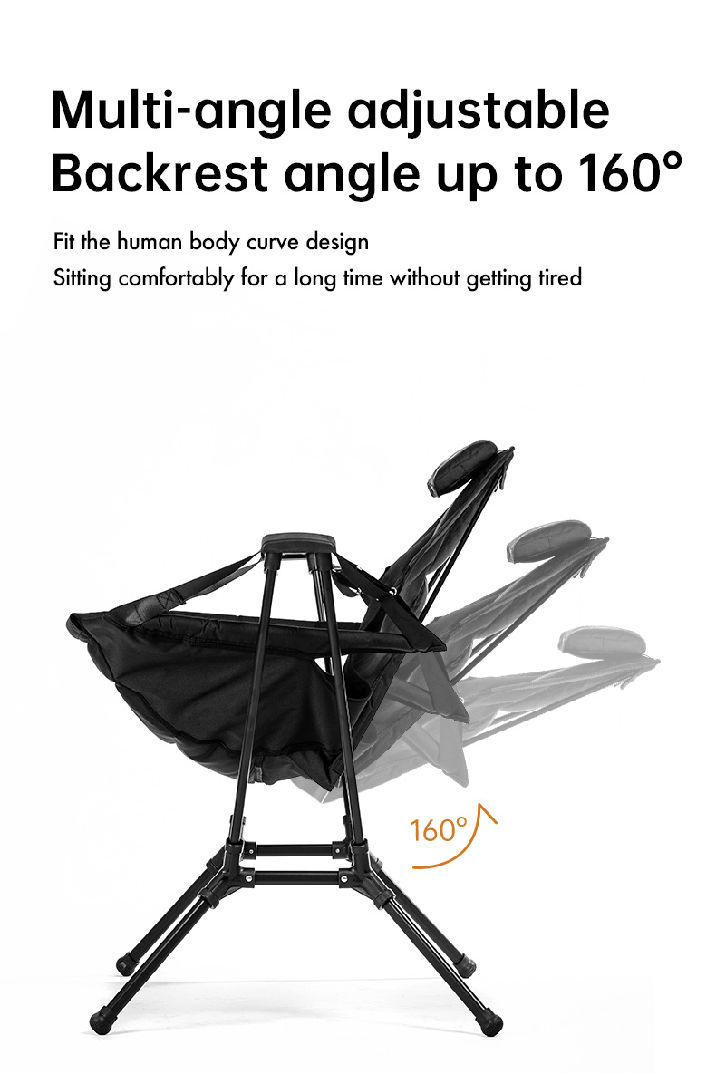 BLACKDOG Outdoor Square Rocking Chair | Shopee Malaysia