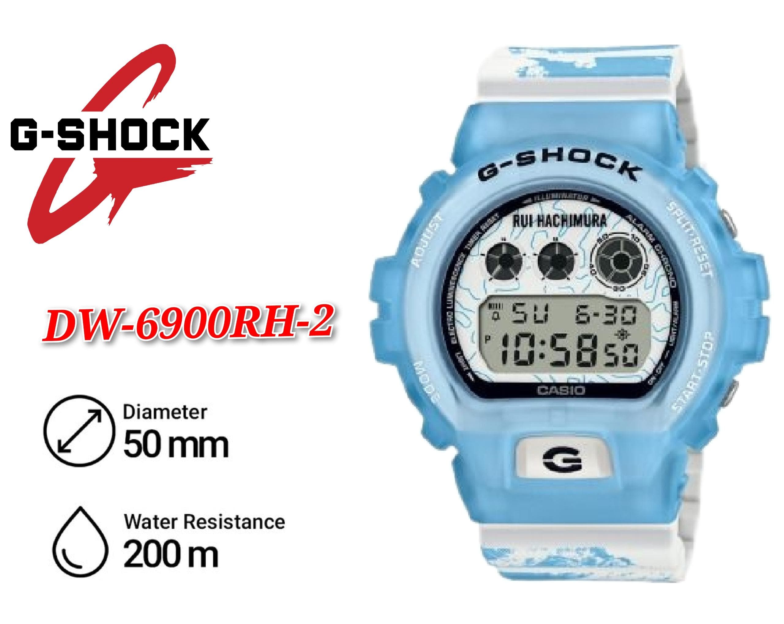 Casio G-Shock DW-6900RH-2D Rui Hachimura Limited Edition Men Watch - DW ...