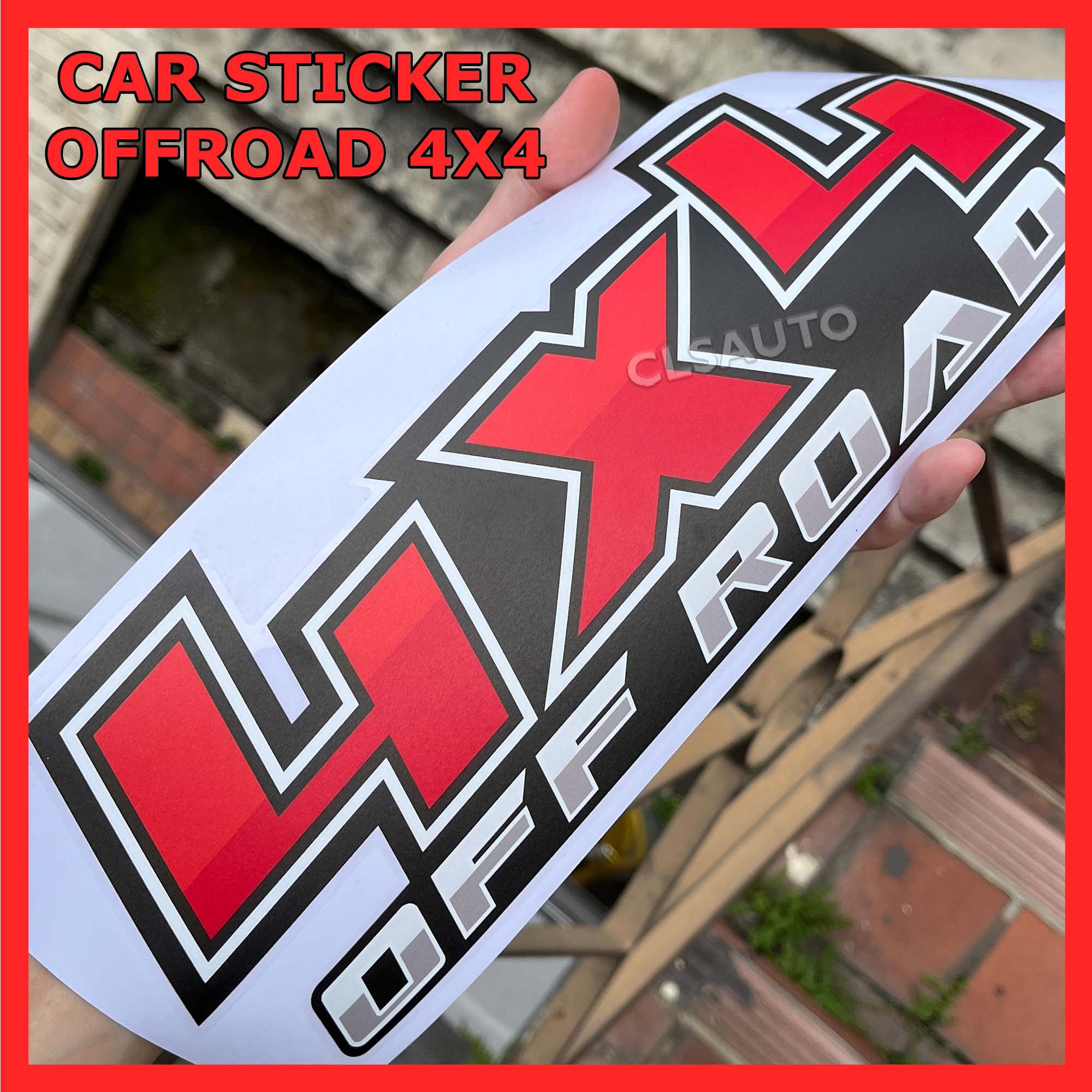 Sticker 4x4 Offroad Design 12 Hilux Ranger Raptor Triton DMAX Pickup ...