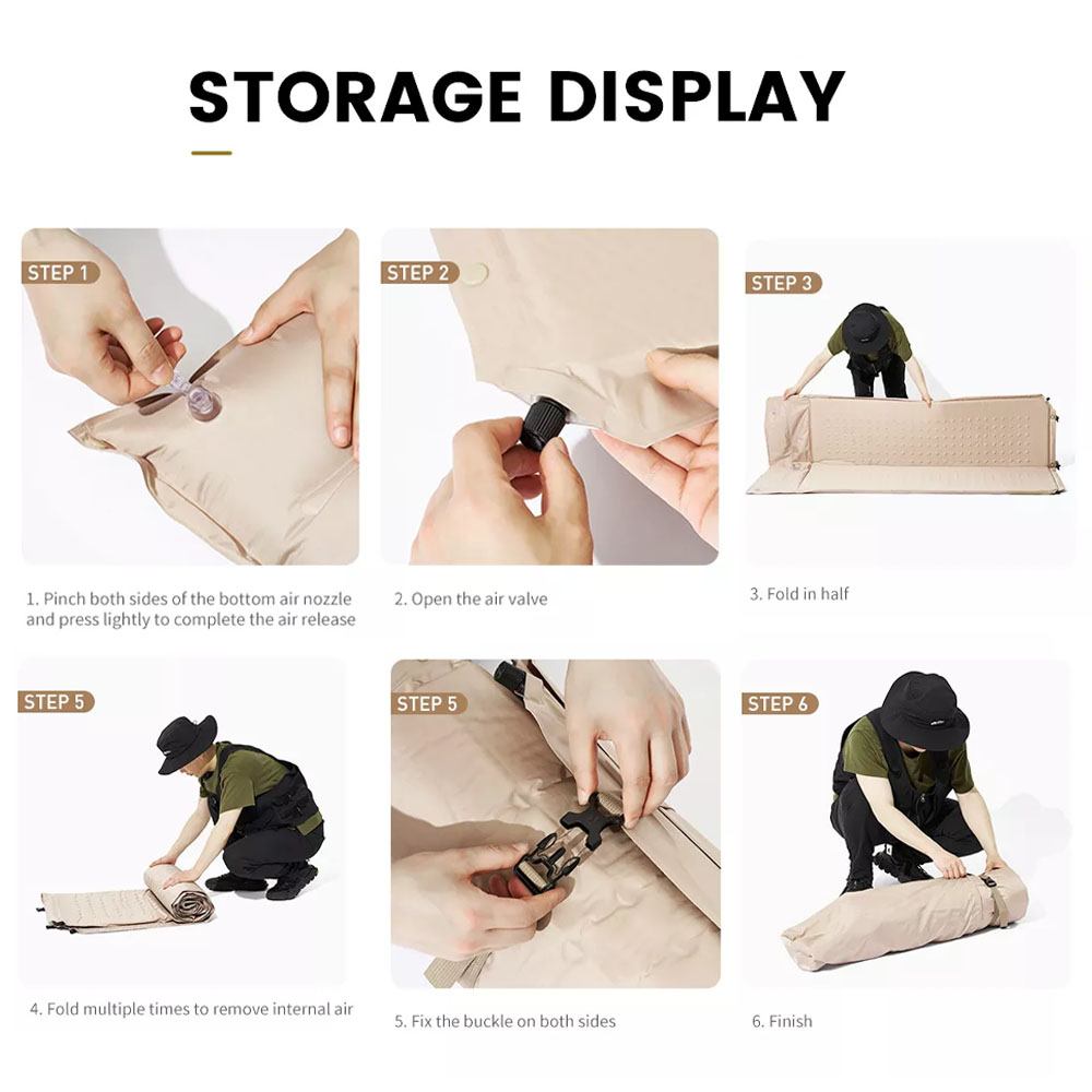 UtanKing™ Fast Auto Inflatable Mattress Single Double Sleeping Camping ...