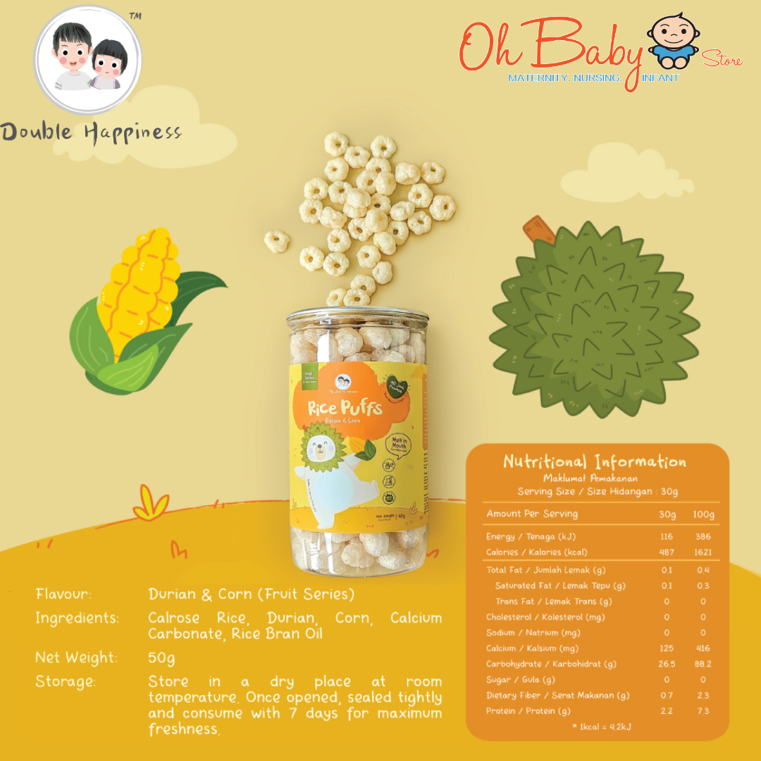Double Happiness Baby Rice Puff 9month+ | Shopee Malaysia