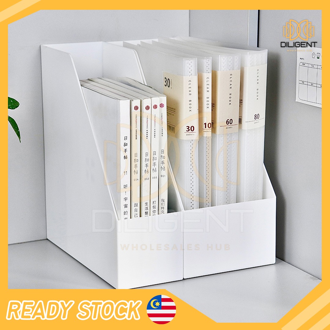 【D347 READY STOCK】Extra Large Capacity Bookend Stand High Quality Books ...